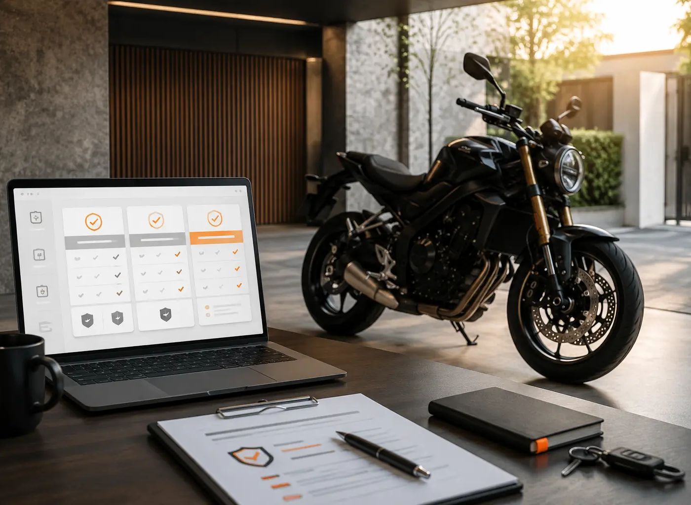 motorradversicherung teilkasko vollkasko tarifmerkmale vergleichen